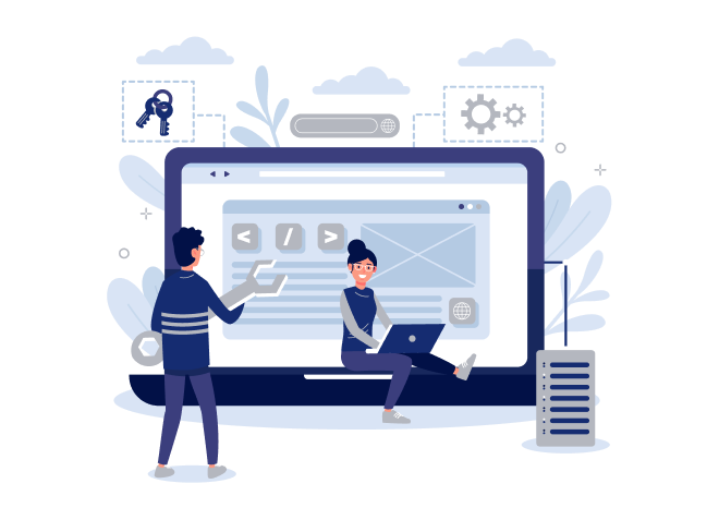 Website Design Illustration